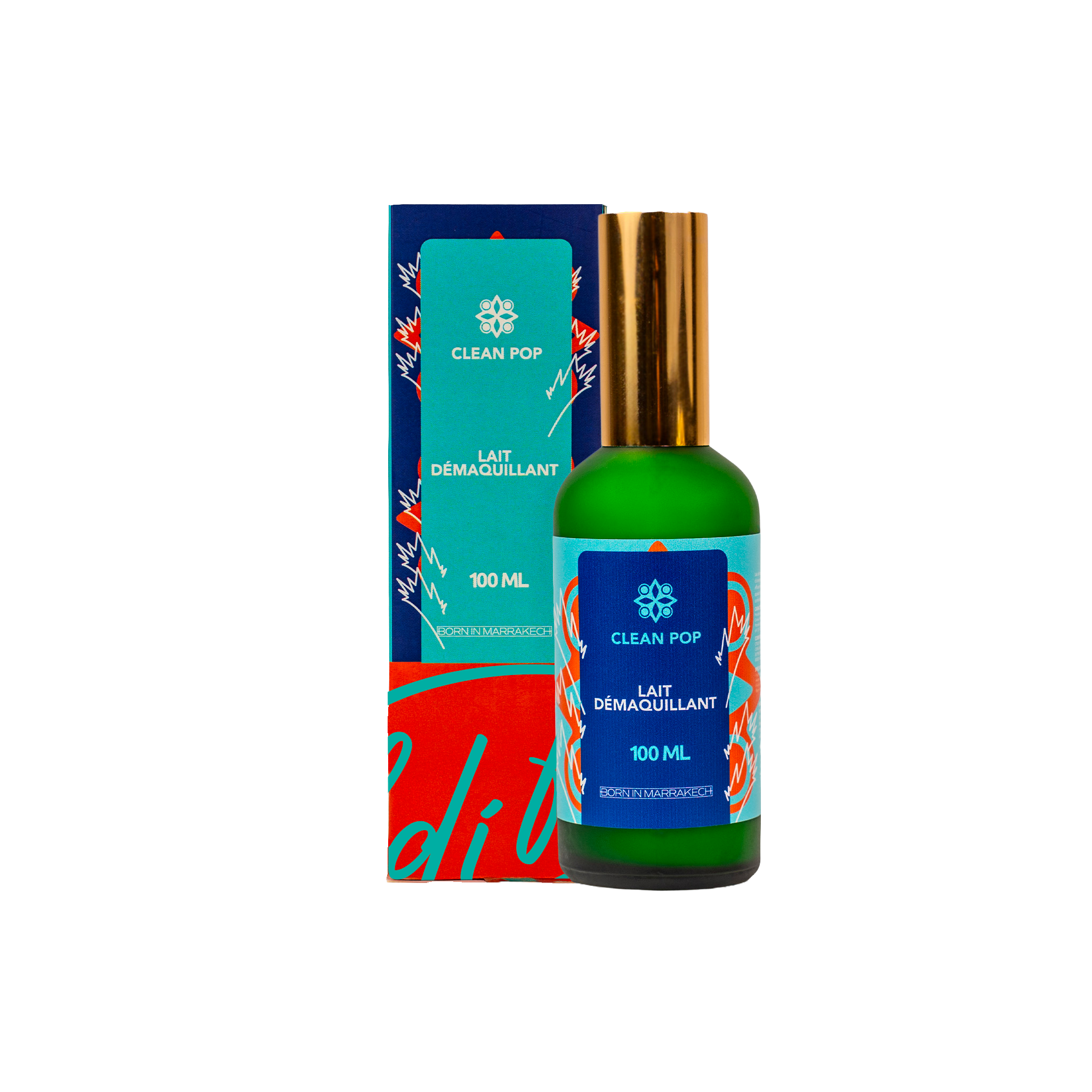 Lait Démaquillant Clean Pop 100ML – Démaquillage Doux Naturel – Beldi Boom